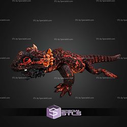 Super Basic STL Bearded Dragon Articulated Lizard