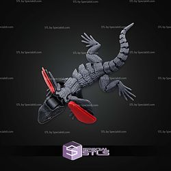 Super Basic STL Biting Clamidosaurus