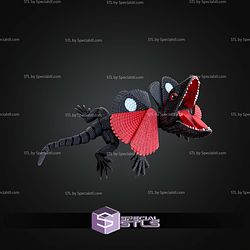 Super Basic STL Biting Clamidosaurus