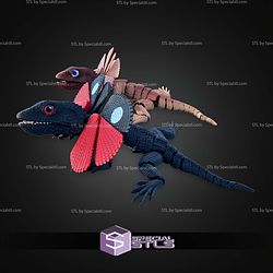 Super Basic STL Biting Clamidosaurus