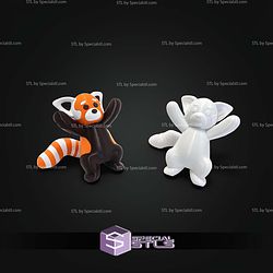 Super Basic STL Climbing Red Panda Toy
