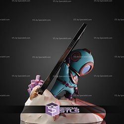 Super Basic STL Deep Diver Phone Holder