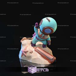 Super Basic STL Deep Diver Phone Holder