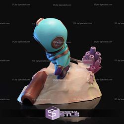 Super Basic STL Deep Diver Phone Holder