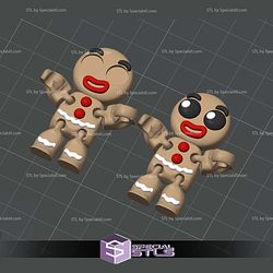 Super Basic STL Gingerbread Man Flexi