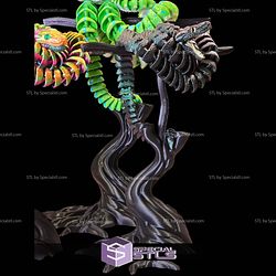 Super Basic STL Green Tree Python Articulated Snake
