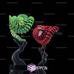 Super Basic STL Green Tree Python Articulated Snake