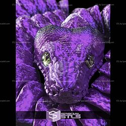 Super Basic STL Green Tree Python Articulated Snake