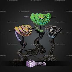 Super Basic STL Green Tree Python Articulated Snake