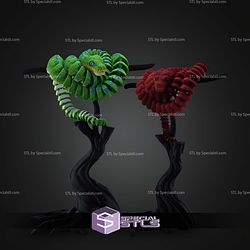 Super Basic STL Green Tree Python Articulated Snake