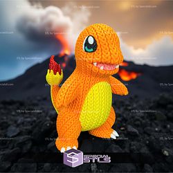 Super Basic STL Knitted Charmander