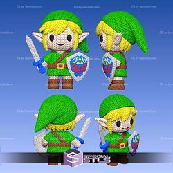 Super Basic STL Knitted Link