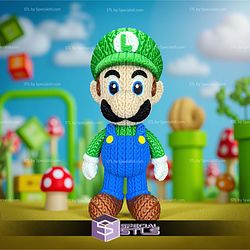 Super Basic STL Knitted Luigi