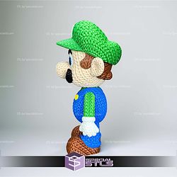 Super Basic STL Knitted Luigi
