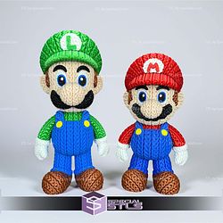 Super Basic STL Knitted Luigi