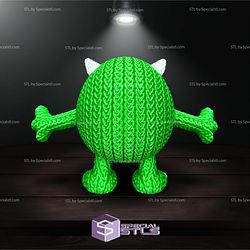 Super Basic STL Knitted Mike Wazowski