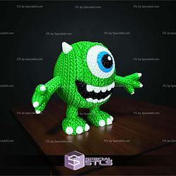 Super Basic STL Knitted Mike Wazowski