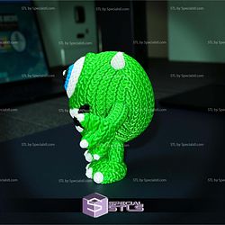 Super Basic STL Knitted Mike Wazowski