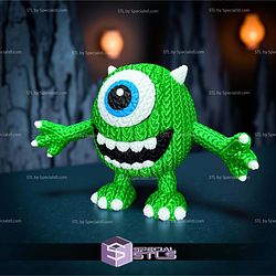 Super Basic STL Knitted Mike Wazowski