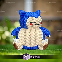 Super Basic STL Knitted Snorlax