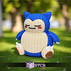 Super Basic STL Knitted Snorlax