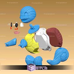 Super Basic STL Knitted Squirtle