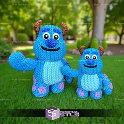 Super Basic STL Knitted Sulley Monster Inc