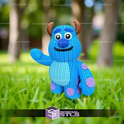 Super Basic STL Knitted Sulley Monster Inc