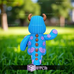 Super Basic STL Knitted Sulley Monster Inc