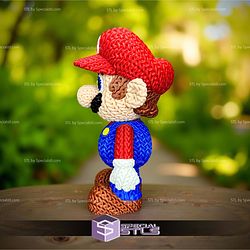Super Basic STL Knitted Super Mario