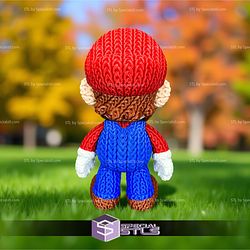 Super Basic STL Knitted Super Mario