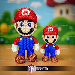 Super Basic STL Knitted Super Mario