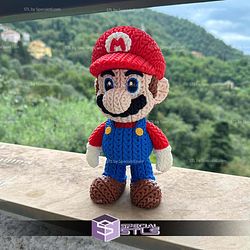 Super Basic STL Knitted Super Mario