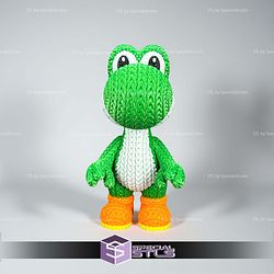 Super Basic STL Knitted Yoshi