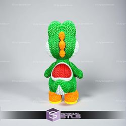 Super Basic STL Knitted Yoshi