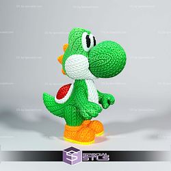 Super Basic STL Knitted Yoshi