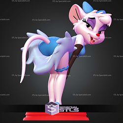 Super Basic STL Miss Kitty Mouse