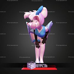 Super Basic STL Miss Kitty Mouse