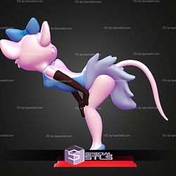Super Basic STL Miss Kitty Mouse