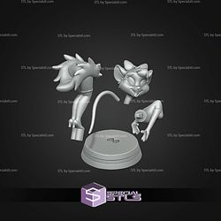 Super Basic STL Miss Kitty Mouse