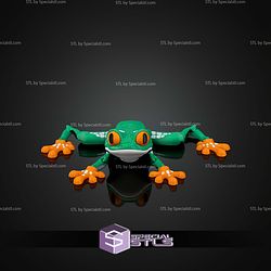 Super Basic STL Reed the Red Eyed Tree Frog