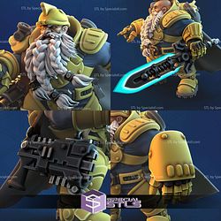 Supermassive Space Dwarves Campaign STL Miniatures