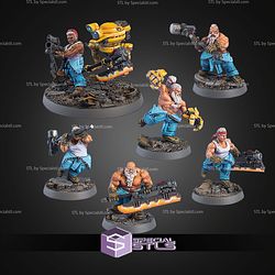 Supermassive Space Dwarves Campaign STL Miniatures