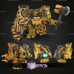 Supermassive Space Dwarves Campaign STL Miniatures