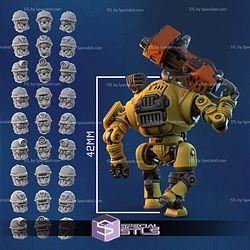 Supermassive Space Dwarves Campaign STL Miniatures