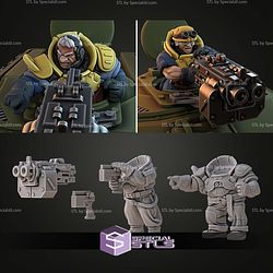 Supermassive Space Dwarves Campaign STL Miniatures