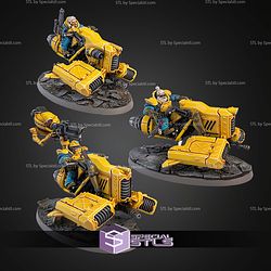 Supermassive Space Dwarves Campaign STL Miniatures