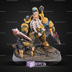 Supermassive Space Dwarves Campaign STL Miniatures