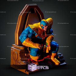 Thanos Classic on Throne 271mm STL Files