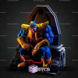 Thanos Classic on Throne 271mm STL Files